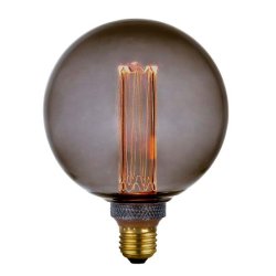 Colors Dim LED Globe Smoke E27 - 5W - Halo Design