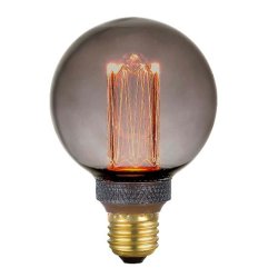 Colors Dim LED Mini Globe Smoke E27 - 5W - Halo Design