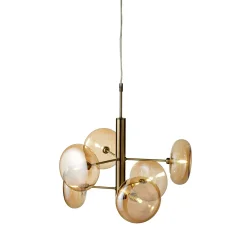 Continental Pendel - Antik Messing/Ravfarvet - Nielsen Light