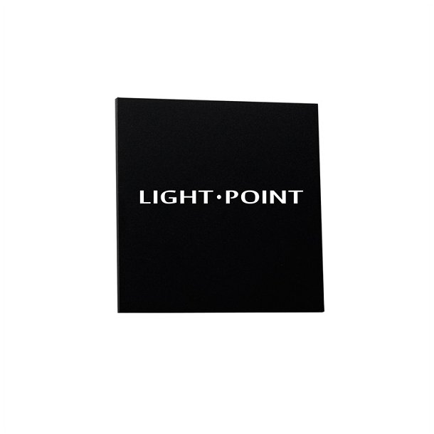 Cube Navneskilt - Sort - Light-Point