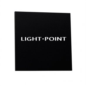 Cube XL Navneskilt - Sort - Light-Point