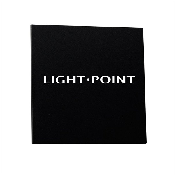 Cube XL Navneskilt - Sort - Light-Point