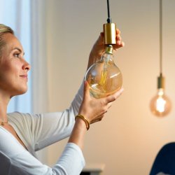 Wiz E27 LED Pre - 640lm - Filament Mega Globe - Justerbar Hvid - Wiz