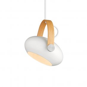 DC Pendel 18 - Hvid - Eg - Halo Design