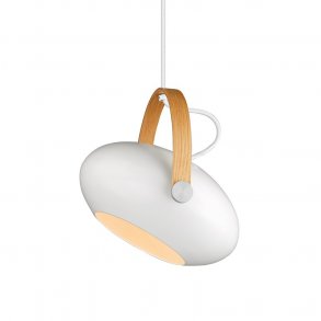 DC Pendel 26 - Hvid/Eg - Halo Design
