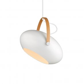 DC Pendel 40 - Hvid/Eg - Halo Design