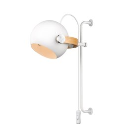 DC Vglampe 18 - Hvid - Eg - Halo Design