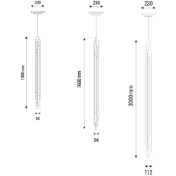 Org - Vertical Pendel - 1300 - Guld - DCW ditions Paris