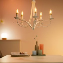 Wiz E14 LED Pre - 370lm - Filament Kerte - Justerbar Hvid - Wiz