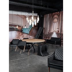 Harakiri Lysekrone - Guld/Opal - Design By Us