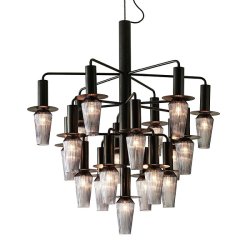 Harakiri Lysekrone - Sort/Smoke - Design By Us