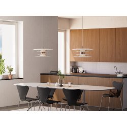 Diablo LED Bordlampe - �30cm - Hvid / Rosa - Belid