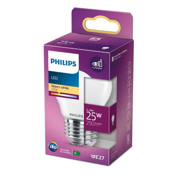 LED Krone Pre E27 - 2,2W (25w) - Philips