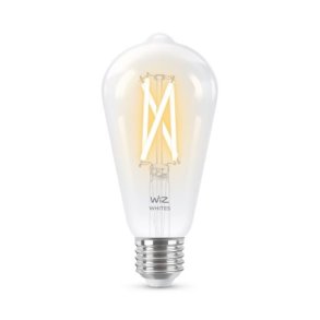 Wiz E27 LED Pre - 806lm - Filament Edison Klar - Justerbar Hvid - Wiz