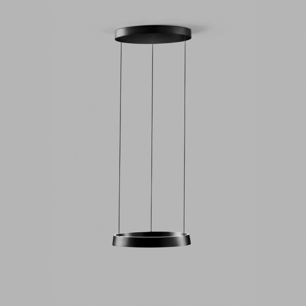 Edge Round 500 LED pendel - Carbon Black - Light-Point