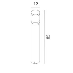 Egersund mini - LED Bedlampe 1290 - Aluminium - Norlys