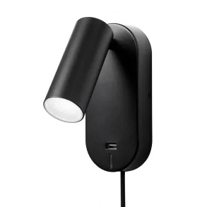 Ego USB vglampe - Sort - Nielsen Light