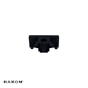 Endestykke til Strmskinne - Sort - Raxon