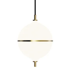 Eternal Moonlight Pendel - Medium - 22 - Messing/Opal - Rebello Decor