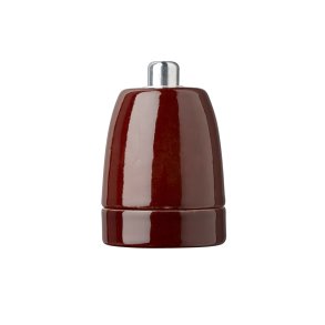 Porcelnsfatning - Brun - Nielsen Light