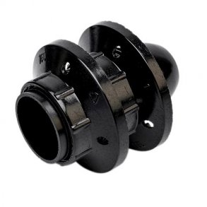 Fatning E14 Sort inklusiv 2 oml�bsringe