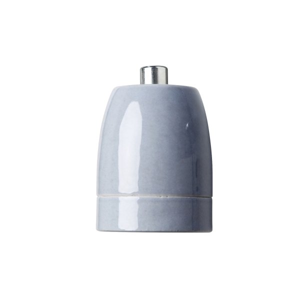 Porcelnsfatning - Lysegr - Nielsen Light
