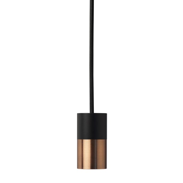 P8 Fatningsst - Sort - Kobber - Nielsen Light