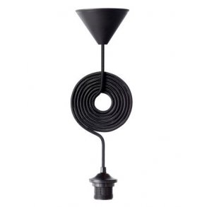 E27 Fatningsst - Sort/Sort - Nielsen Light