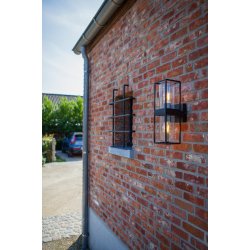 Flair Dobbelt V�glampe - Mat Sort - Lutec