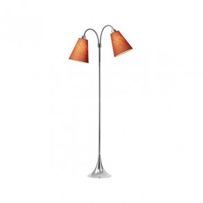 Fodgnger Gulvlampe - Krom/Rust - Nielsen Light