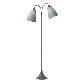 Fodg�nger Gulvlampe - Soft Gr� - St�vet Bl�/St�vet Bl� - Nielsen Light