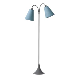 Fodg�nger Gulvlampe - Soft Gr� - St�vet Bl�/St�vet Bl� - Nielsen Light