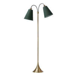 Fodg�nger Gulvlampe - Antik Messing - Skovgr�n/Skovgr�n - Nielsen Light