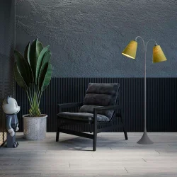 Fodg�nger Gulvlampe - Soft Gr� - Lys Armygr�n/Lys Armygr�n - Nielsen Light