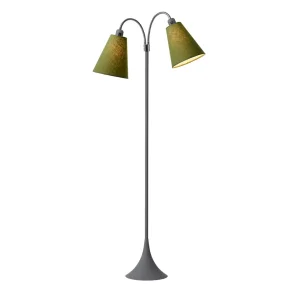 Fodg�nger Gulvlampe - Soft Gr� - M�rk Armygr�n/M�rk Armygr�n - Nielsen Light