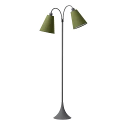 Fodg�nger Gulvlampe - Soft Gr� - M�rk Armygr�n/M�rk Armygr�n - Nielsen Light