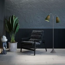 Fodg�nger Gulvlampe - Soft Gr� - Skovgr�n/Skovgr�n - Nielsen Light