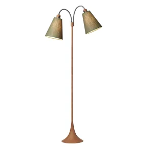 Fodg�nger Gulvlampe - Tr�look - Olivengr�n/Olivengr�n - Nielsen Light