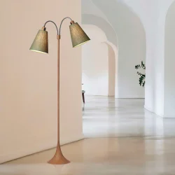 Fodg�nger Gulvlampe - Tr�look - Olivengr�n/Olivengr�n - Nielsen Light