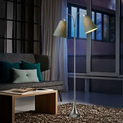 Fodg�nger Gulvlampe - Krom - Vintergr�n/Vintergr�n - Nielsen Light