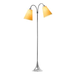 Fodg�nger Gulvlampe - Krom - Ananas Gul/Ananas Gul - Nielsen Light