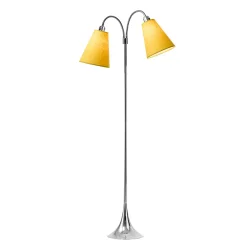 Fodg�nger Gulvlampe - Krom - Sennepsgul/Sennepsgul - Nielsen Light