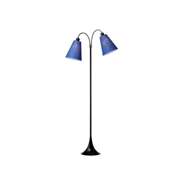 Fodgnger Gulvlampe - Sort/Kornbl - Nielsen Light