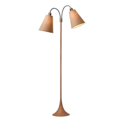 Fodg�nger Gulvlampe - Tr�look - Lys Nougat/Lys Nougat - Nielsen Light