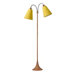 Fodg�nger Gulvlampe - Tr�look - Sennepsgul/Sennepsgul - Nielsen Light