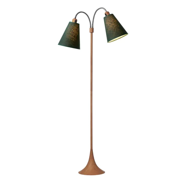 Fodg�nger Gulvlampe - Tr�look - Skovgr�n/Skovgr�n - Nielsen Light