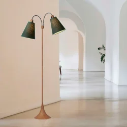 Fodg�nger Gulvlampe - Tr�look - Skovgr�n/Skovgr�n - Nielsen Light