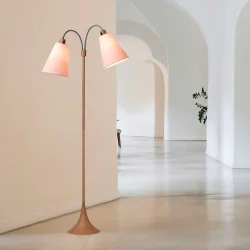 Fodg�nger Gulvlampe - Tr�look - St�vet Rosa/St�vet Rosa - Nielsen Light