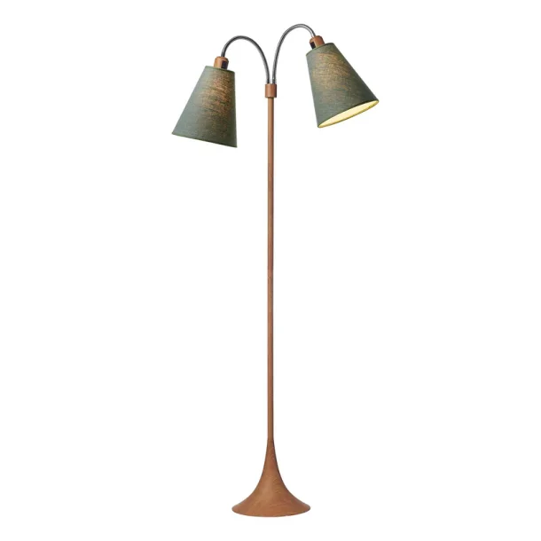 Fodg�nger Gulvlampe - Tr�look - Vintergr�n/Vintergr�n - Nielsen Light