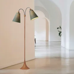 Fodg�nger Gulvlampe - Tr�look - Vintergr�n/Vintergr�n - Nielsen Light